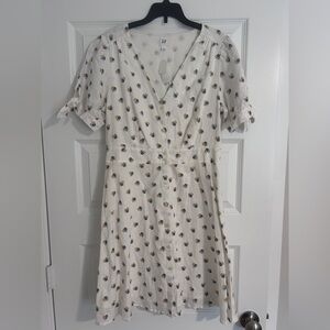 GAP Cream Floral Mini Dress